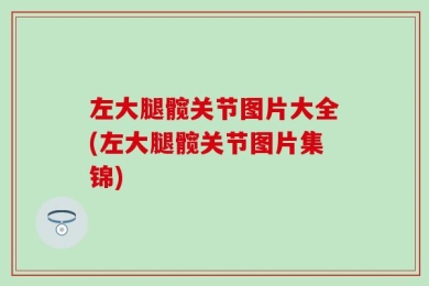 左大腿髋关节图片大全(左大腿髋关节图片集锦)