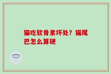 猫吃软骨素坏处？猫尾巴怎么算硬