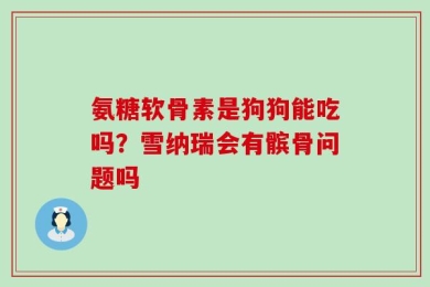 氨糖软骨素是狗狗能吃吗？雪纳瑞会有髌骨问题吗