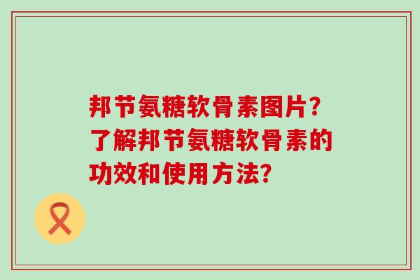 邦节氨糖软骨素图片?了解邦节氨糖软骨素的功效和使用方法? 邦节氨糖软骨素图片?了解邦节氨糖软骨素的功效和使用方法?