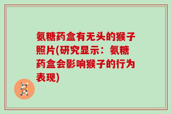 氨糖药盒有无头的猴子照片(研究显示：氨糖药盒会影响猴子的行为表现)