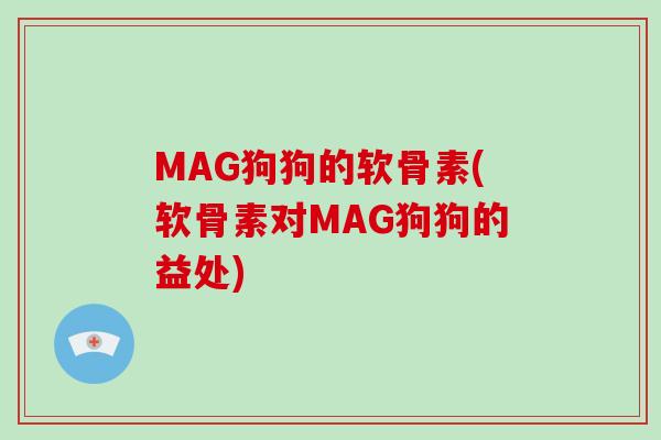 MAG狗狗的软骨素(软骨素对MAG狗狗的益处) MAG狗狗的软骨素(软骨素对MAG狗狗的益处)