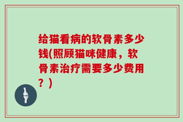 给猫看的软骨素多少钱(照顾猫咪健康，软骨素需要多少费用？)