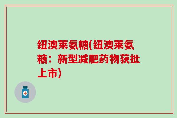 纽澳莱氨糖(纽澳莱氨糖:新型获批上市) 纽澳莱氨糖(纽澳莱氨糖:新型获批上市)