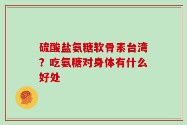 硫酸盐氨糖软骨素台湾？吃氨糖对身体有什么好处
