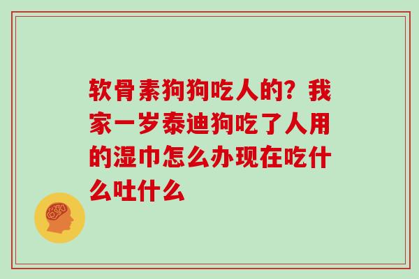 软骨素狗狗吃人的?我家一岁泰迪狗吃了人用的湿巾怎么办现在吃什么吐什么 软骨素狗狗吃人的?我家一岁泰迪狗吃了人用的湿巾怎么办现在吃什么吐什么