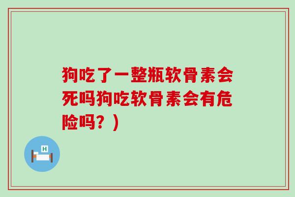 狗吃了一整瓶软骨素会死吗狗吃软骨素会有危险吗?) 狗吃了一整瓶软骨素会死吗狗吃软骨素会有危险吗?)