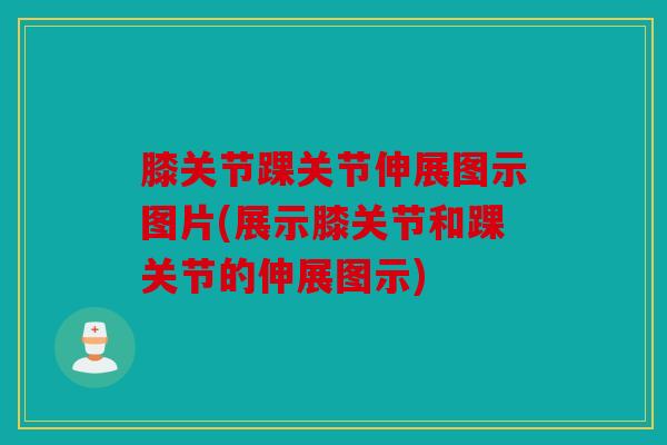 膝关节踝关节伸展图示图片(展示膝关节和踝关节的伸展图示)