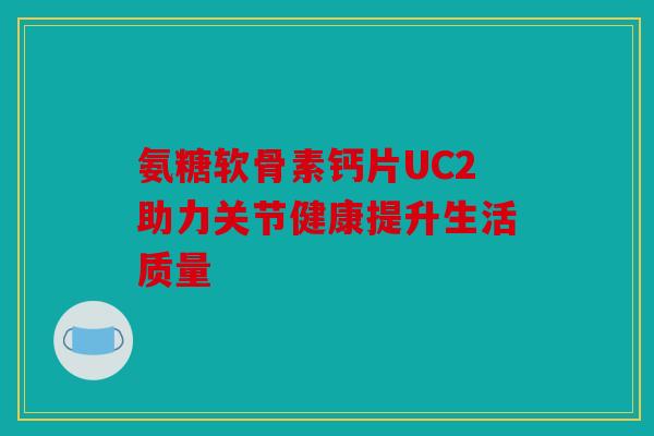 氨糖软骨素钙片UC2助力关节健康提升生活质量
