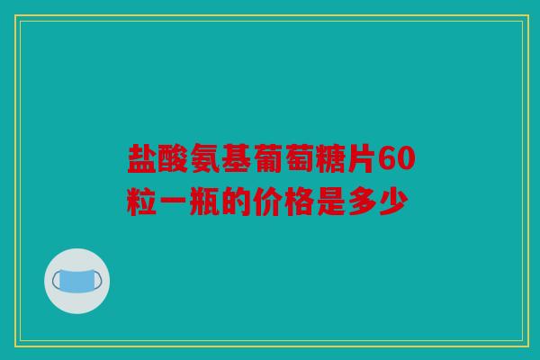 盐酸氨基葡萄糖片60粒一瓶的价格是多少